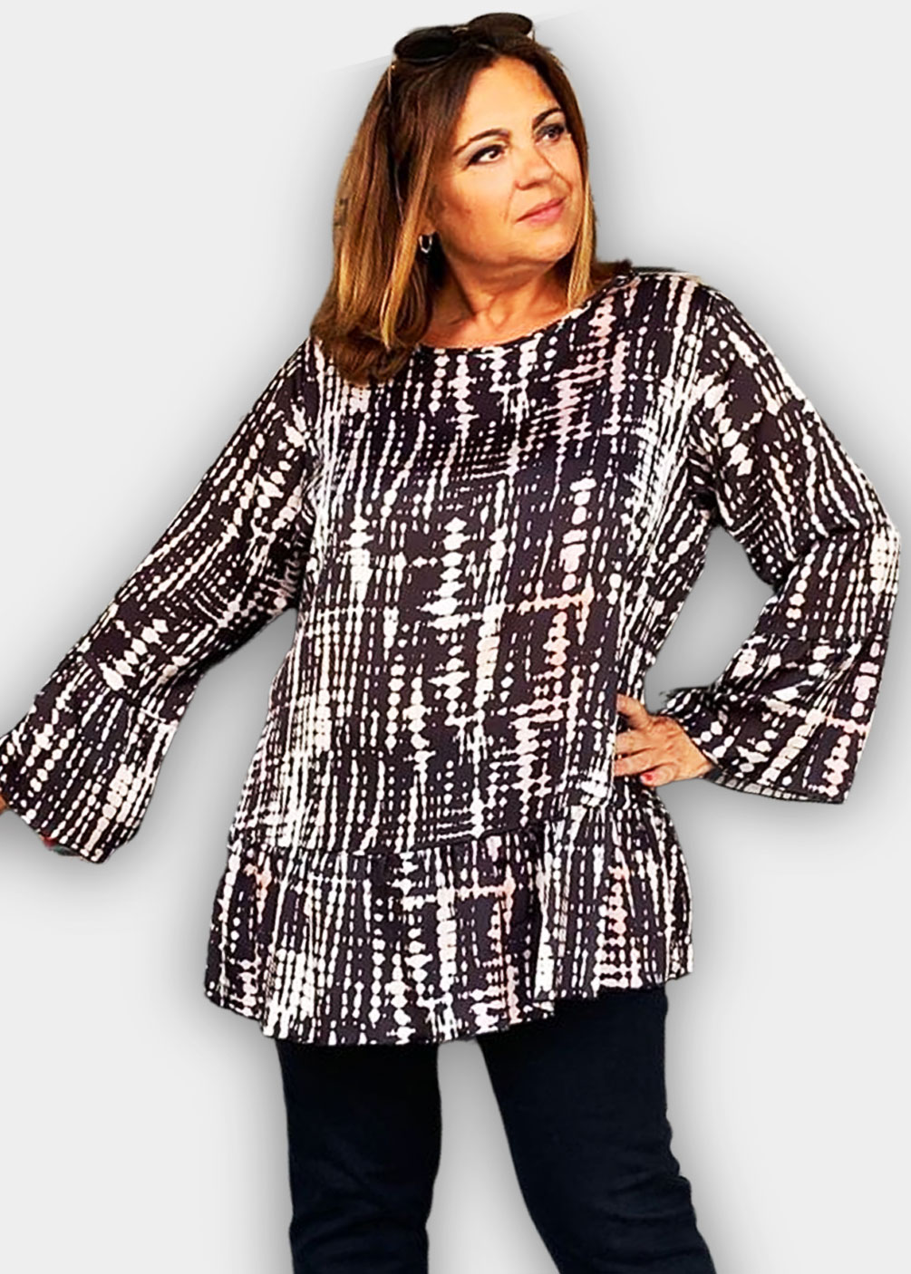 camiseta blusa tallas grandes indra invierno 2021