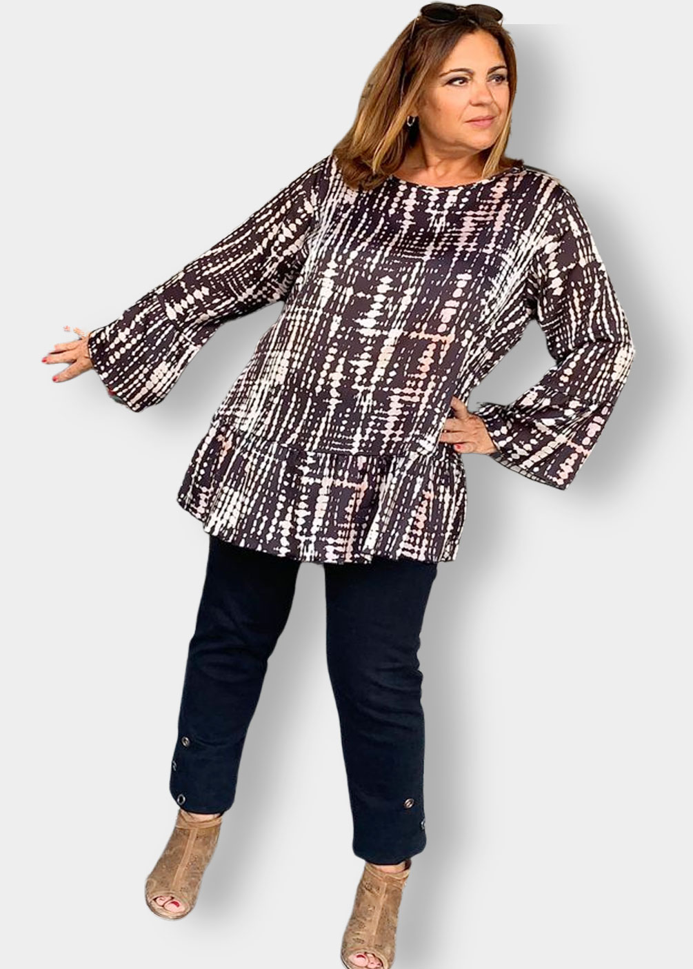 camiseta blusa tallas grandes indra invierno2021